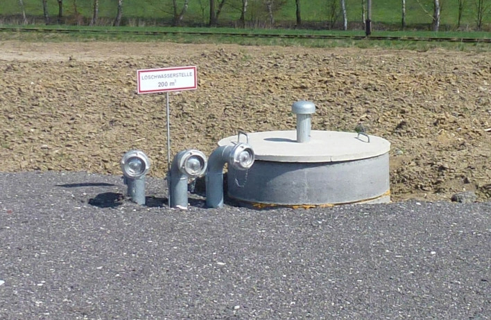 Löschwasserbehälter - Behälterbau - WOLF Systembau