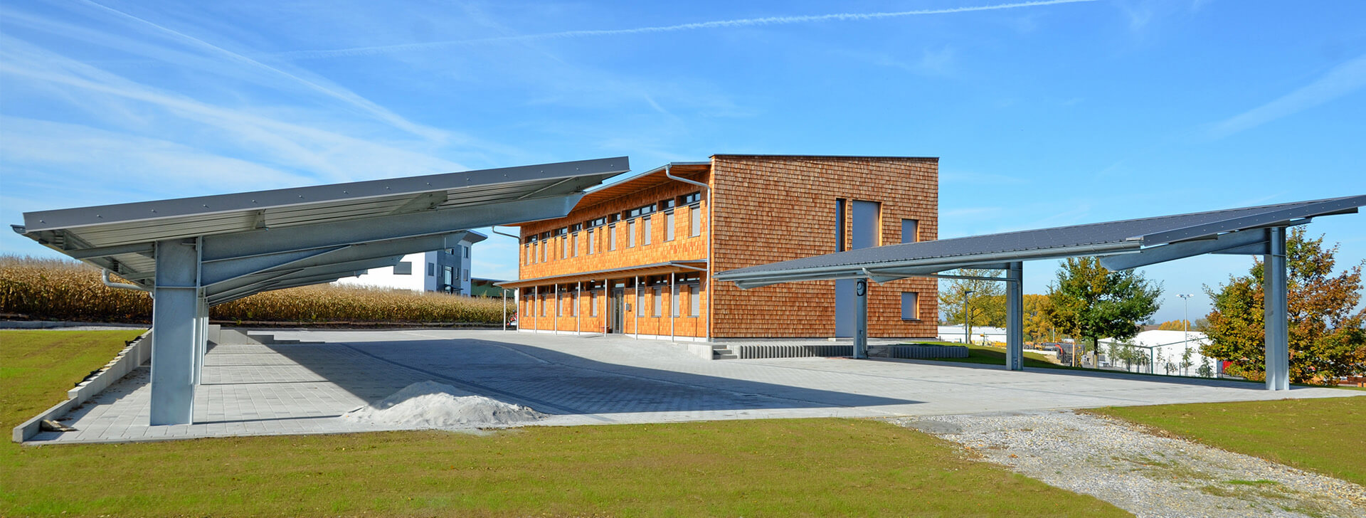 Carportsysteme - Gewerbebau - WOLF System