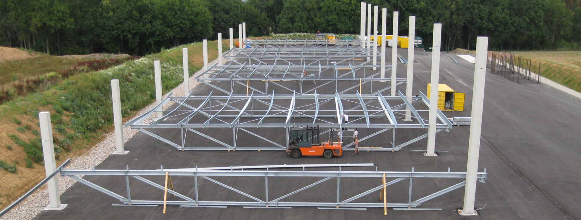 Stahlkonstruktionen - Industriebau - WOLF System