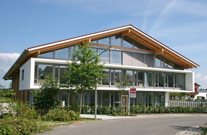 Verwaltungsgebäude - Industriebau - WOLF Systembau